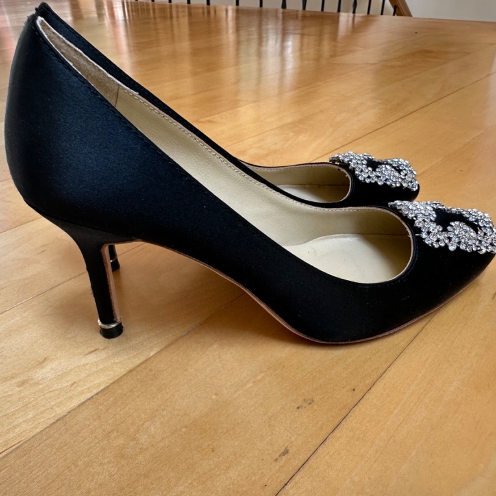 Manolo Blahnik's ‘Hangisi' pumps heels in Sz. IT/EU 36.